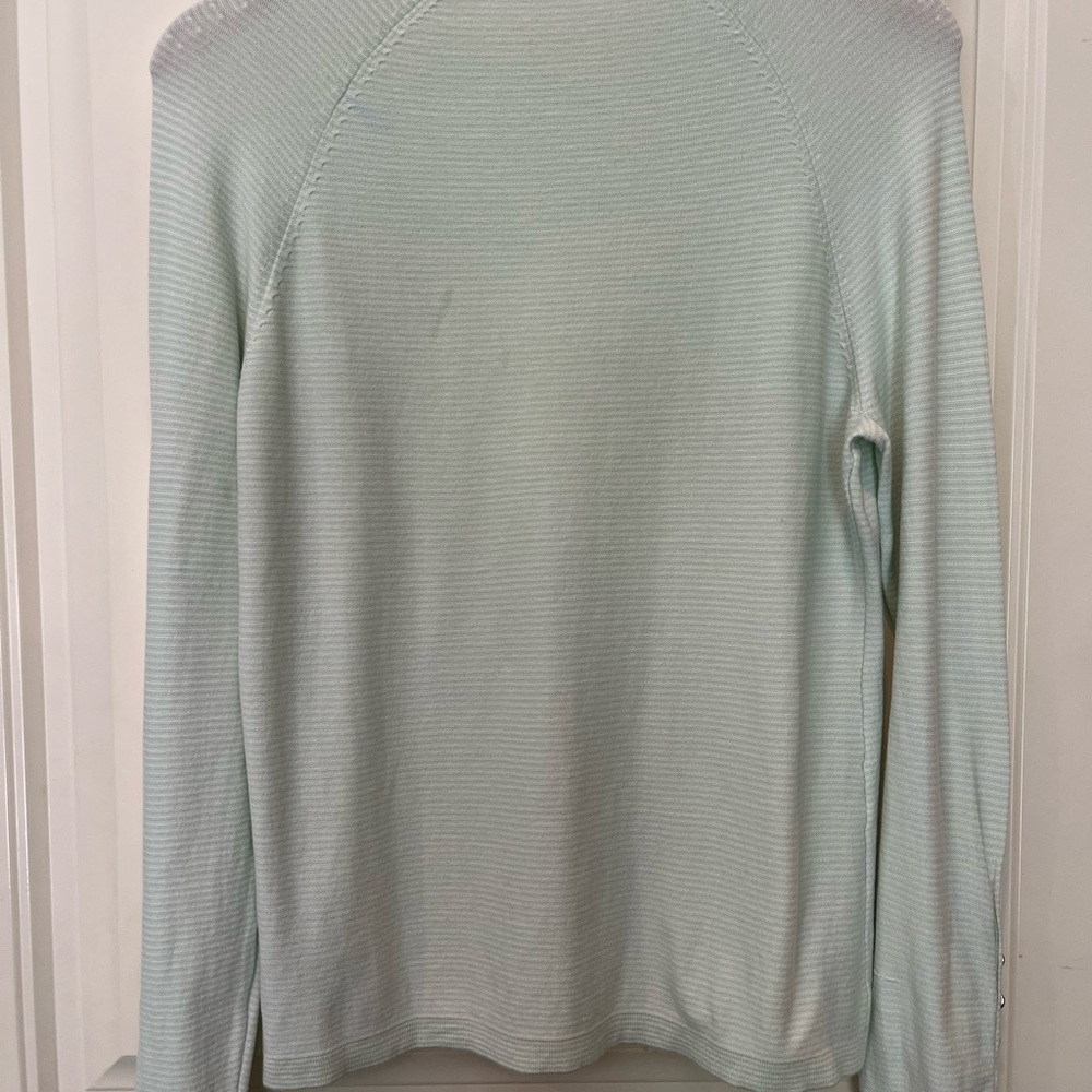 J.McLaughlin Mint Green Sweater Ladies Sz Large - Picture 6 of 7